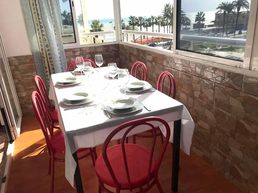 Apartment Costamar: Beachfront Family Retreat with Sea Views and Wi-Fi Benalmadena Spain